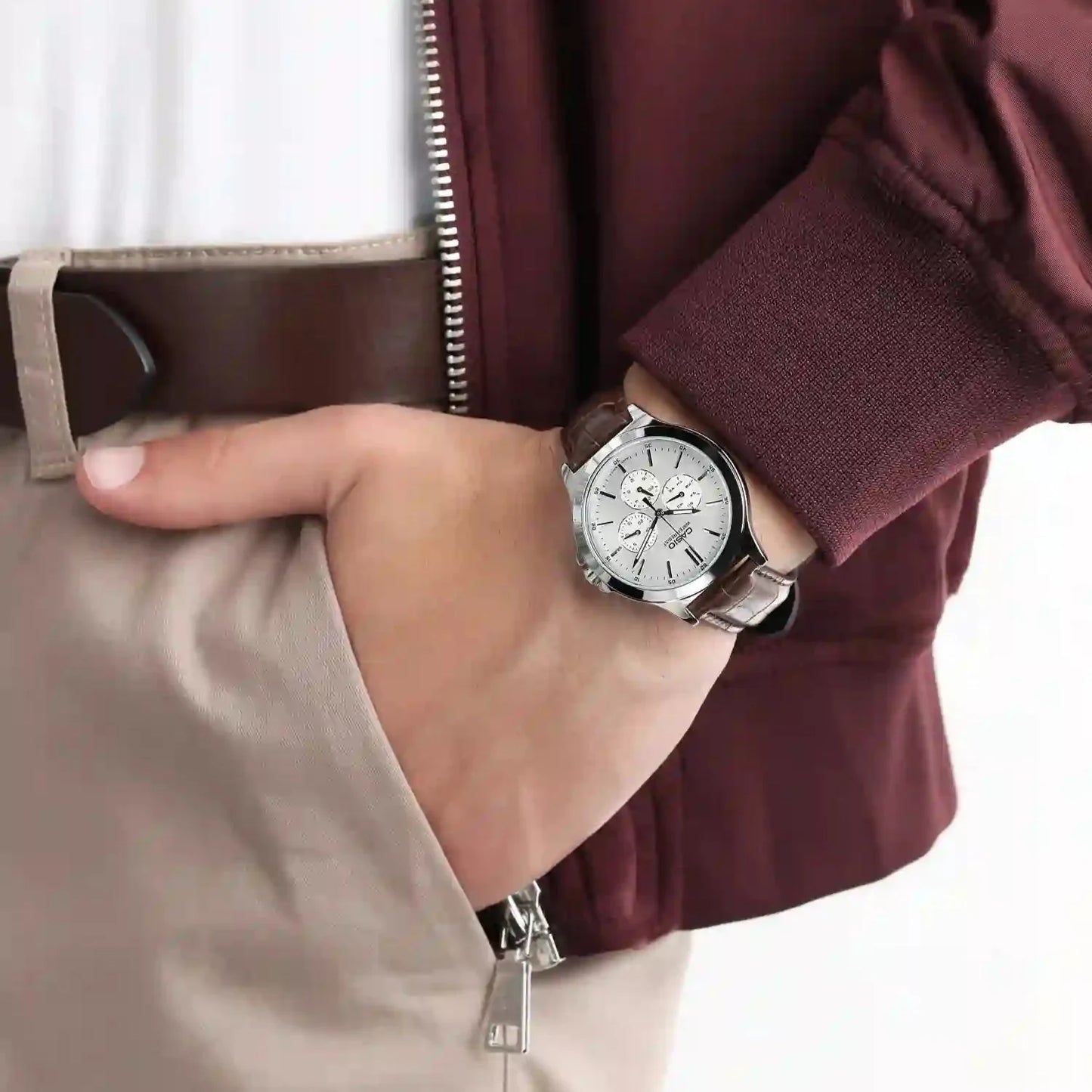Reloj Casio MTP-V300L-7A Hombre - Análogo - Reloj Reloj Casio original | Compra en Relojchile Chile | Reloj Casio Chile | Reloj Reloj Chile - Reloj hombre chile - Reloj mujer chile - Reloj santiago - Reloj original chile - reloj elegante hombre - reloj casual mujer - reloj resistente al agua - reloj acero inoxidable - reloj deportivo hombre - tienda de relojes online chile