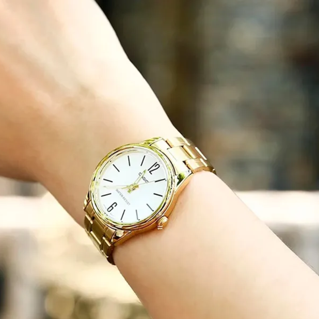 Reloj Casio LTP-V005G-7B Mujer - Análogo - Reloj Reloj Casio original | Compra en Relojchile Chile | Reloj Casio Chile | Reloj Reloj Chile - Reloj hombre chile - Reloj mujer chile - Reloj santiago - Reloj original chile - reloj elegante hombre - reloj casual mujer - reloj resistente al agua - reloj acero inoxidable - reloj deportivo hombre - tienda de relojes online chile