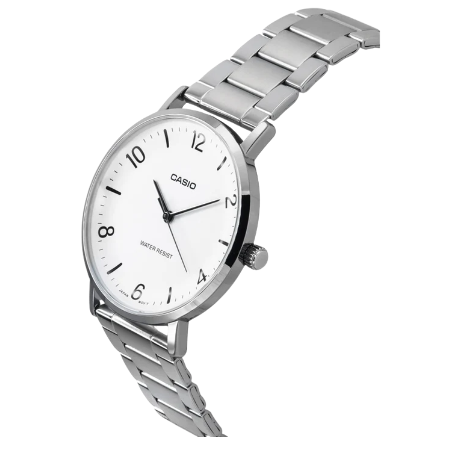 Reloj Casio MTP-VT03D-7B Hombre - Reloj Reloj Casio original | Compra en Relojchile Chile | Reloj Casio Chile | Reloj Reloj Chile - Reloj hombre chile - Reloj mujer chile - Reloj santiago - Reloj original chile - reloj elegante hombre - reloj casual mujer - reloj resistente al agua - reloj acero inoxidable - reloj deportivo hombre - tienda de relojes online chile