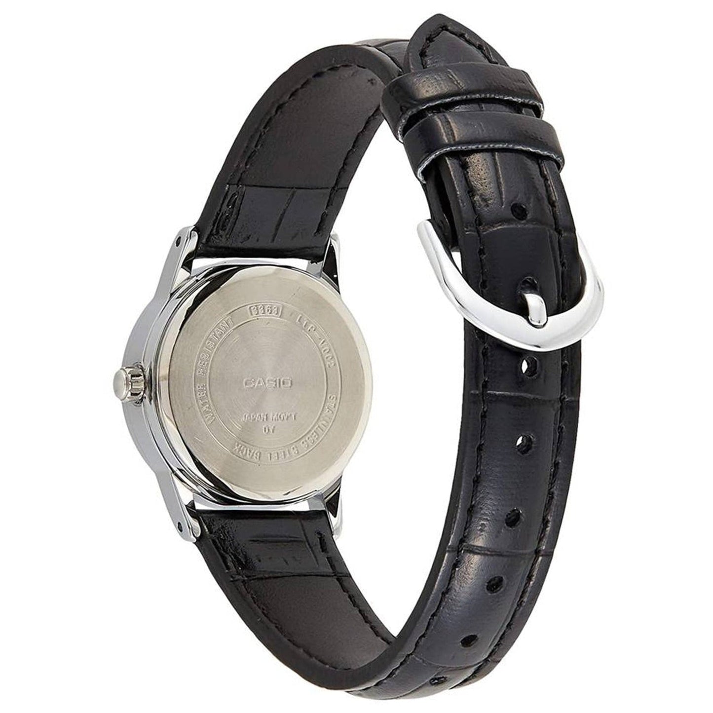 Reloj Casio LTP-V002L-1B Mujer - Análogo - Reloj Reloj Casio original | Compra en Relojchile Chile | Reloj Casio Chile | Reloj Reloj Chile - Reloj hombre chile - Reloj mujer chile - Reloj santiago - Reloj original chile - reloj elegante hombre - reloj casual mujer - reloj resistente al agua - reloj acero inoxidable - reloj deportivo hombre - tienda de relojes online chile