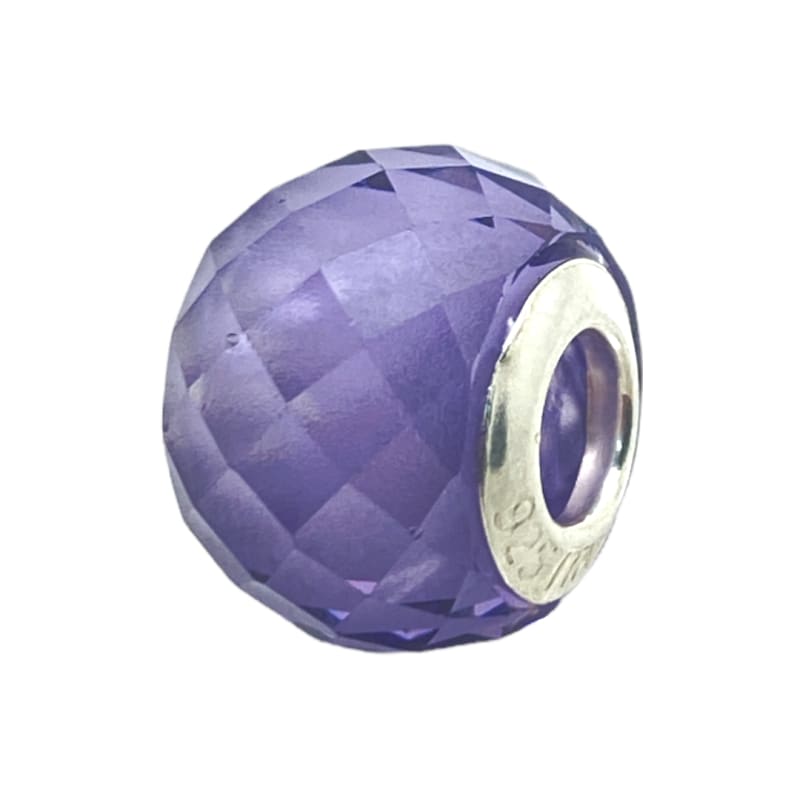 Charm esfera de cristales murano lila Plata Italiana 925 - Metalli - Default Title - Perfumisimo