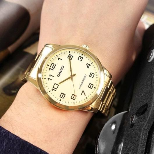 Reloj Casio MTP-V001G-9B Hombre - Análogo - Reloj Reloj Casio original | Compra en Relojchile Chile | Reloj Casio Chile | Reloj Reloj Chile - Reloj hombre chile - Reloj mujer chile - Reloj santiago - Reloj original chile - reloj elegante hombre - reloj casual mujer - reloj resistente al agua - reloj acero inoxidable - reloj deportivo hombre - tienda de relojes online chile