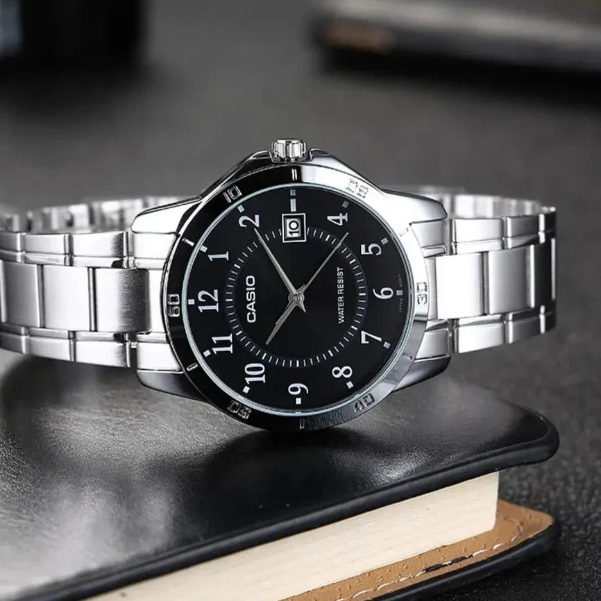 Reloj Casio MTP-V004D-1B Hombre - Análogo - Reloj Reloj Casio original | Compra en Relojchile Chile | Reloj Casio Chile | Reloj Reloj Chile - Reloj hombre chile - Reloj mujer chile - Reloj santiago - Reloj original chile - reloj elegante hombre - reloj casual mujer - reloj resistente al agua - reloj acero inoxidable - reloj deportivo hombre - tienda de relojes online chile