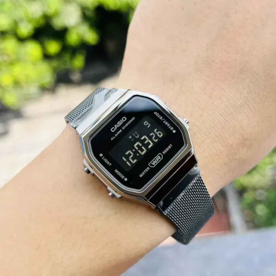 Reloj Casio Digital A-168WEMB-1B Unisex - Reloj Reloj Casio original | Compra en Relojchile Chile | Reloj Casio Chile | Reloj Reloj Chile - Reloj hombre chile - Reloj mujer chile - Reloj santiago - Reloj original chile - reloj elegante hombre - reloj casual mujer - reloj resistente al agua - reloj acero inoxidable - reloj deportivo hombre - tienda de relojes online chile