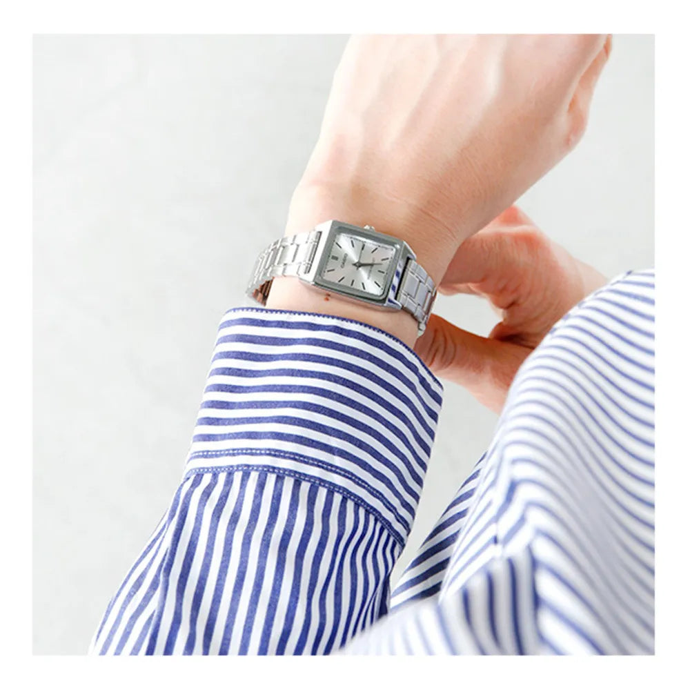 Reloj Casio Tank LTP-V007D-2E Mujer - Análogo - Reloj Reloj Casio original | Compra en Relojchile Chile | Reloj Casio Chile | Reloj Reloj Chile - Reloj hombre chile - Reloj mujer chile - Reloj santiago - Reloj original chile - reloj elegante hombre - reloj casual mujer - reloj resistente al agua - reloj acero inoxidable - reloj deportivo hombre - tienda de relojes online chile