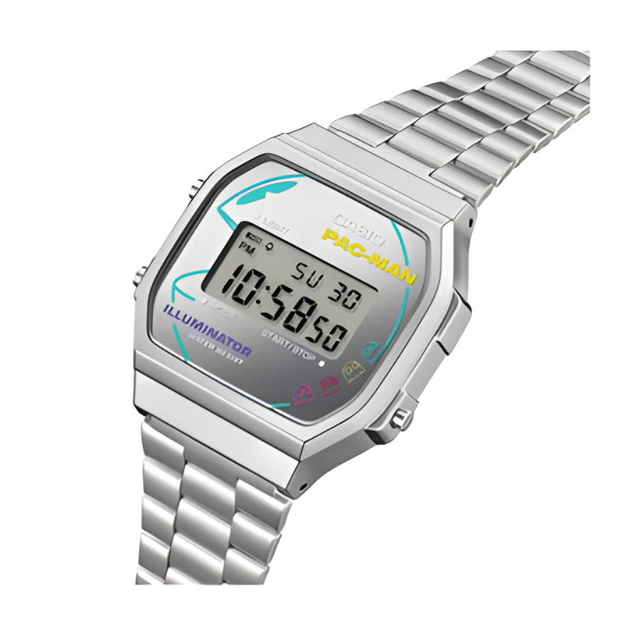 Reloj Digital Casio A168WEPC-7A Pac-Man Unisex - Reloj Reloj Casio original | Compra en Relojchile Chile | Reloj Casio Chile | Reloj Reloj Chile - Reloj hombre chile - Reloj mujer chile - Reloj santiago - Reloj original chile - reloj elegante hombre - reloj casual mujer - reloj resistente al agua - reloj acero inoxidable - reloj deportivo hombre - tienda de relojes online chile
