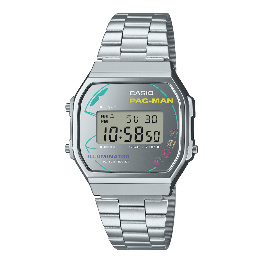 Reloj Digital Casio A168WEPC-7A Pac-Man Unisex - Reloj Reloj Casio original | Compra en Relojchile Chile | Reloj Casio Chile | Reloj Reloj Chile - Reloj hombre chile - Reloj mujer chile - Reloj santiago - Reloj original chile - reloj elegante hombre - reloj casual mujer - reloj resistente al agua - reloj acero inoxidable - reloj deportivo hombre - tienda de relojes online chile