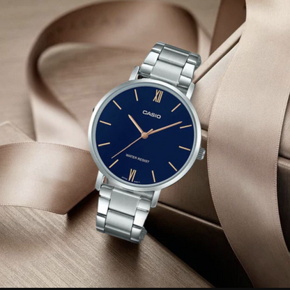 Reloj Casio LTP-VT01D-2B Mujer - Análogo - Reloj Reloj Casio original | Compra en Relojchile Chile | Reloj Casio Chile | Reloj Reloj Chile - Reloj hombre chile - Reloj mujer chile - Reloj santiago - Reloj original chile - reloj elegante hombre - reloj casual mujer - reloj resistente al agua - reloj acero inoxidable - reloj deportivo hombre - tienda de relojes online chile