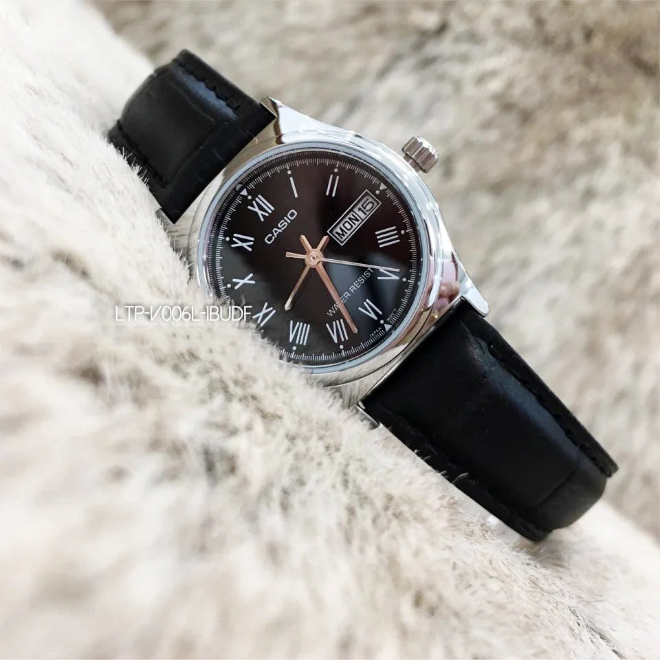 Reloj Casio LTP-V006L-1B Mujer - Análogo - Reloj Reloj Casio original | Compra en Relojchile Chile | Reloj Casio Chile | Reloj Reloj Chile - Reloj hombre chile - Reloj mujer chile - Reloj santiago - Reloj original chile - reloj elegante hombre - reloj casual mujer - reloj resistente al agua - reloj acero inoxidable - reloj deportivo hombre - tienda de relojes online chile