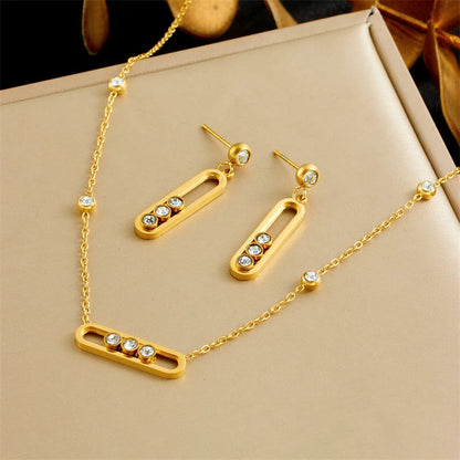 Conjunto circón 3 piezas