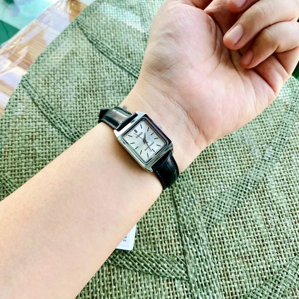 Reloj Casio Tank LTP-V007L-7E1 Mujer - Análogo - Relojchile - Default Title - Casio - Reloj