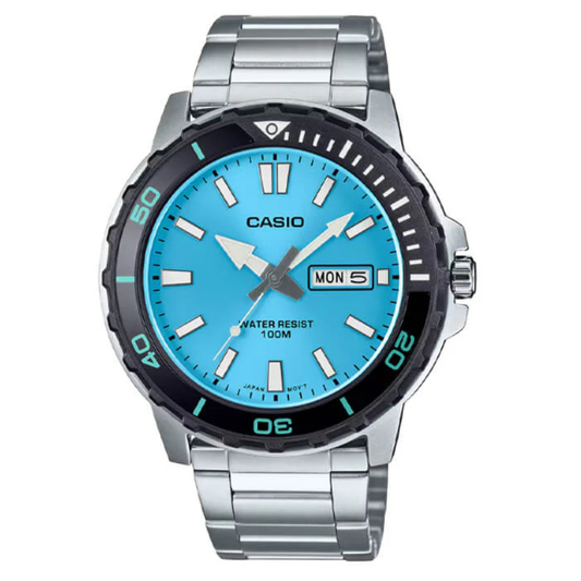 Reloj Análogo Casio MTD-125D-2A3V Hombre - Reloj Reloj Casio original | Compra en Relojchile Chile | Reloj Casio Chile | Reloj Reloj Chile - Reloj hombre chile - Reloj mujer chile - Reloj santiago - Reloj original chile - reloj elegante hombre - reloj casual mujer - reloj resistente al agua - reloj acero inoxidable - reloj deportivo hombre - tienda de relojes online chile