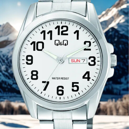 Reloj Q&Q Analogo A05A-002PY Hombre - Reloj Reloj Q&Q original | Compra en Relojchile Chile | Reloj Q&Q Chile | Reloj Reloj Chile - Reloj hombre chile - Reloj mujer chile - Reloj santiago - Reloj original chile - reloj elegante hombre - reloj casual mujer - reloj resistente al agua - reloj acero inoxidable - reloj deportivo hombre - tienda de relojes online chile