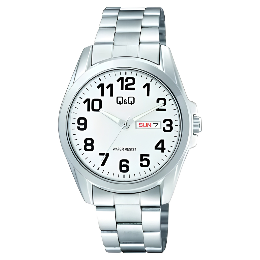 Reloj Q&Q Analogo A05A-002PY Hombre - Reloj Reloj Q&Q original | Compra en Relojchile Chile | Reloj Q&Q Chile | Reloj Reloj Chile - Reloj hombre chile - Reloj mujer chile - Reloj santiago - Reloj original chile - reloj elegante hombre - reloj casual mujer - reloj resistente al agua - reloj acero inoxidable - reloj deportivo hombre - tienda de relojes online chile