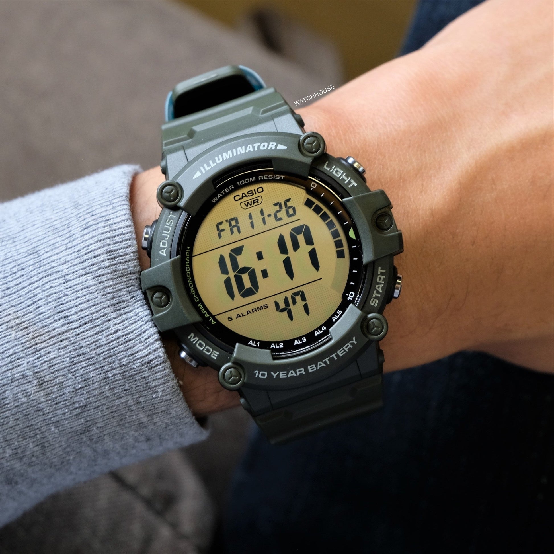 Reloj Casio Correa Larga AE-1500WHX-3AV Hombre - Digital - Relojchile - Default Title - Casio - Reloj