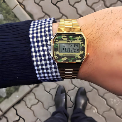 Reloj Casio Vintage A-168WEGC-3 Unisex - Digital - Relojchile - Default Title - Casio - Reloj