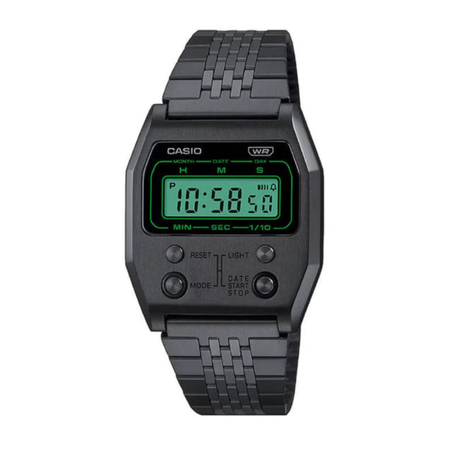 Reloj Digital Casio A1100B-1D Unisex - Reloj Reloj Casio original | Compra en Relojchile Chile | Reloj Casio Chile | Reloj Reloj Chile - Reloj hombre chile - Reloj mujer chile - Reloj santiago - Reloj original chile - reloj elegante hombre - reloj casual mujer - reloj resistente al agua - reloj acero inoxidable - reloj deportivo hombre - tienda de relojes online chile