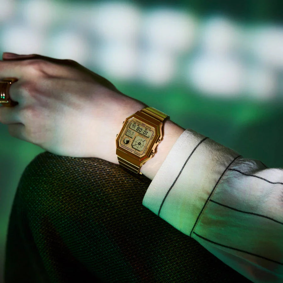 Reloj Digital Casio A130WEG-9A Unisex - Reloj Reloj Casio original | Compra en Relojchile Chile | Reloj Casio Chile | Reloj Reloj Chile - Reloj hombre chile - Reloj mujer chile - Reloj santiago - Reloj original chile - reloj elegante hombre - reloj casual mujer - reloj resistente al agua - reloj acero inoxidable - reloj deportivo hombre - tienda de relojes online chile