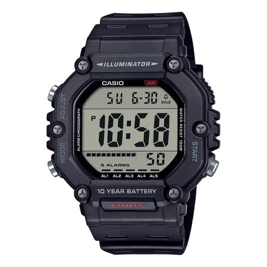 Reloj Casio AE-1600H-1AV Hombre - Digital - Reloj Reloj Casio original | Compra en Relojchile Chile | Reloj Casio Chile | Reloj Reloj Chile - Reloj hombre chile - Reloj mujer chile - Reloj santiago - Reloj original chile - reloj elegante hombre - reloj casual mujer - reloj resistente al agua - reloj acero inoxidable - reloj deportivo hombre - tienda de relojes online chile