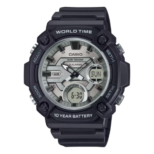 Reloj Casio AEQ-120W-7AV Hombre - Análogo Digital - Reloj Reloj Casio original | Compra en Relojchile Chile | Reloj Casio Chile | Reloj Reloj Chile - Reloj hombre chile - Reloj mujer chile - Reloj santiago - Reloj original chile - reloj elegante hombre - reloj casual mujer - reloj resistente al agua - reloj acero inoxidable - reloj deportivo hombre - tienda de relojes online chile