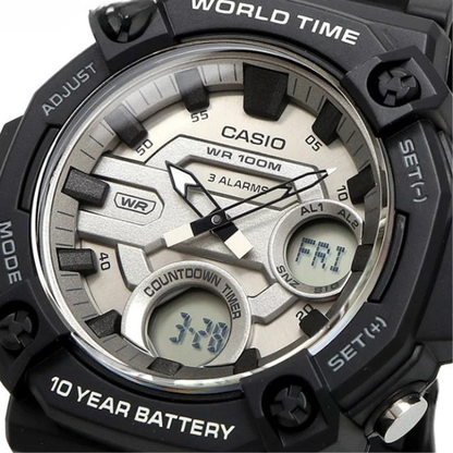 Reloj Casio AEQ-120W-7AV Hombre - Análogo Digital - Reloj Reloj Casio original | Compra en Relojchile Chile | Reloj Casio Chile | Reloj Reloj Chile - Reloj hombre chile - Reloj mujer chile - Reloj santiago - Reloj original chile - reloj elegante hombre - reloj casual mujer - reloj resistente al agua - reloj acero inoxidable - reloj deportivo hombre - tienda de relojes online chile
