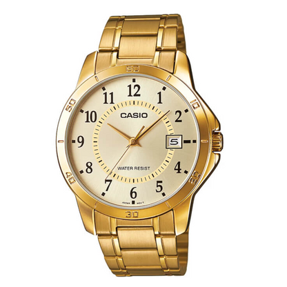 Reloj Casio MTP-V004G-9B Hombre - Análogo - Reloj Reloj Casio original | Compra en Relojchile Chile | Reloj Casio Chile | Reloj Reloj Chile - Reloj hombre chile - Reloj mujer chile - Reloj santiago - Reloj original chile - reloj elegante hombre - reloj casual mujer - reloj resistente al agua - reloj acero inoxidable - reloj deportivo hombre - tienda de relojes online chile