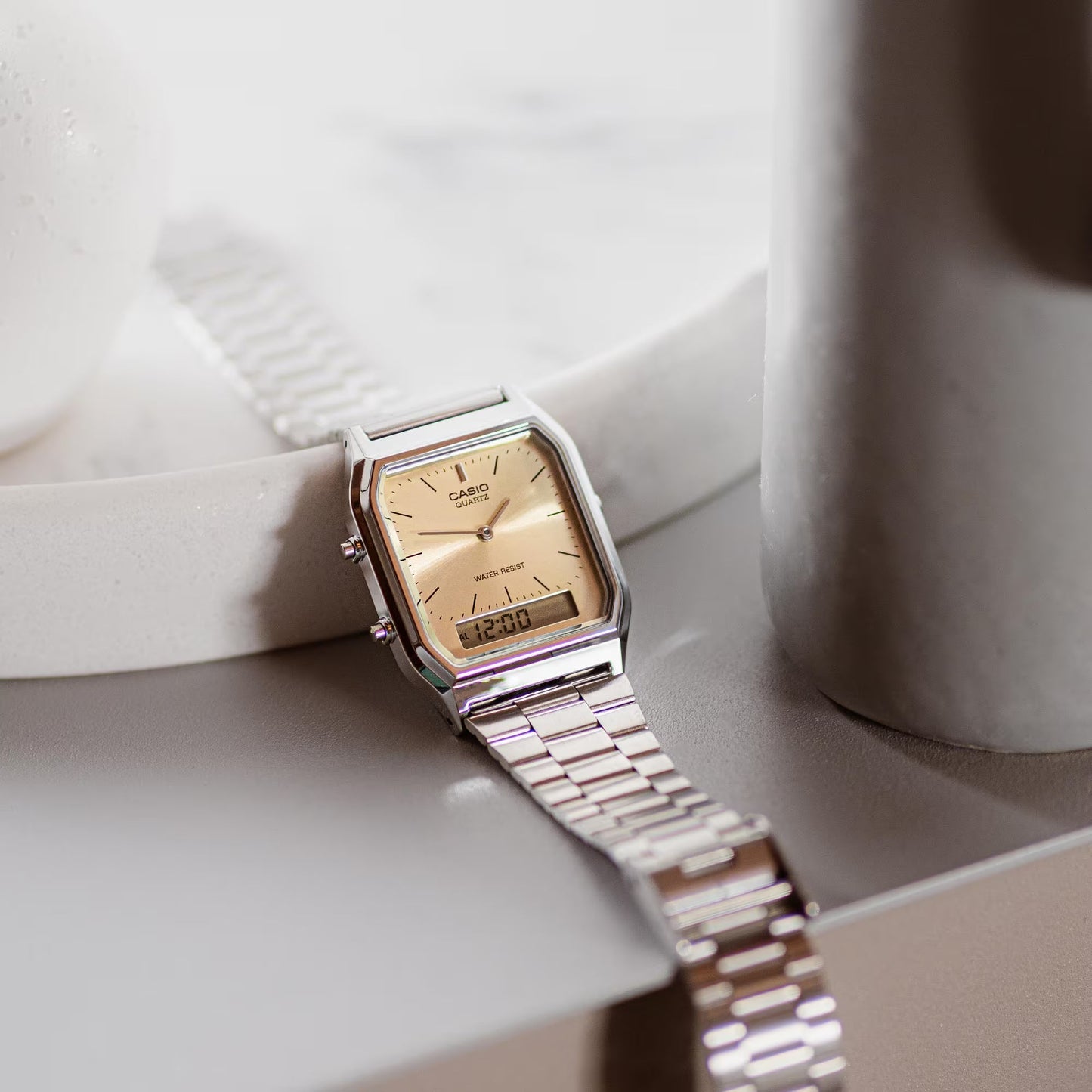 Reloj Casio AQ-230A-4A Unisex - Análogo Digital - Reloj Reloj Casio original | Compra en Relojchile Chile | Reloj Casio Chile | Reloj Reloj Chile - Reloj hombre chile - Reloj mujer chile - Reloj santiago - Reloj original chile - reloj elegante hombre - reloj casual mujer - reloj resistente al agua - reloj acero inoxidable - reloj deportivo hombre - tienda de relojes online chile