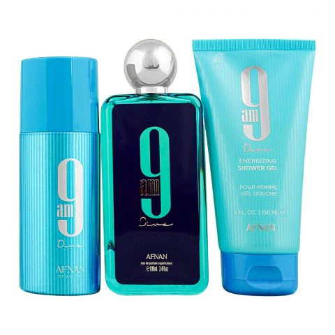 Afnan Estuche 9 Am Dive edp 100ml +Deo 150ml +S/G 150ml Unisex - Afnan - Default Title - Perfumisimo