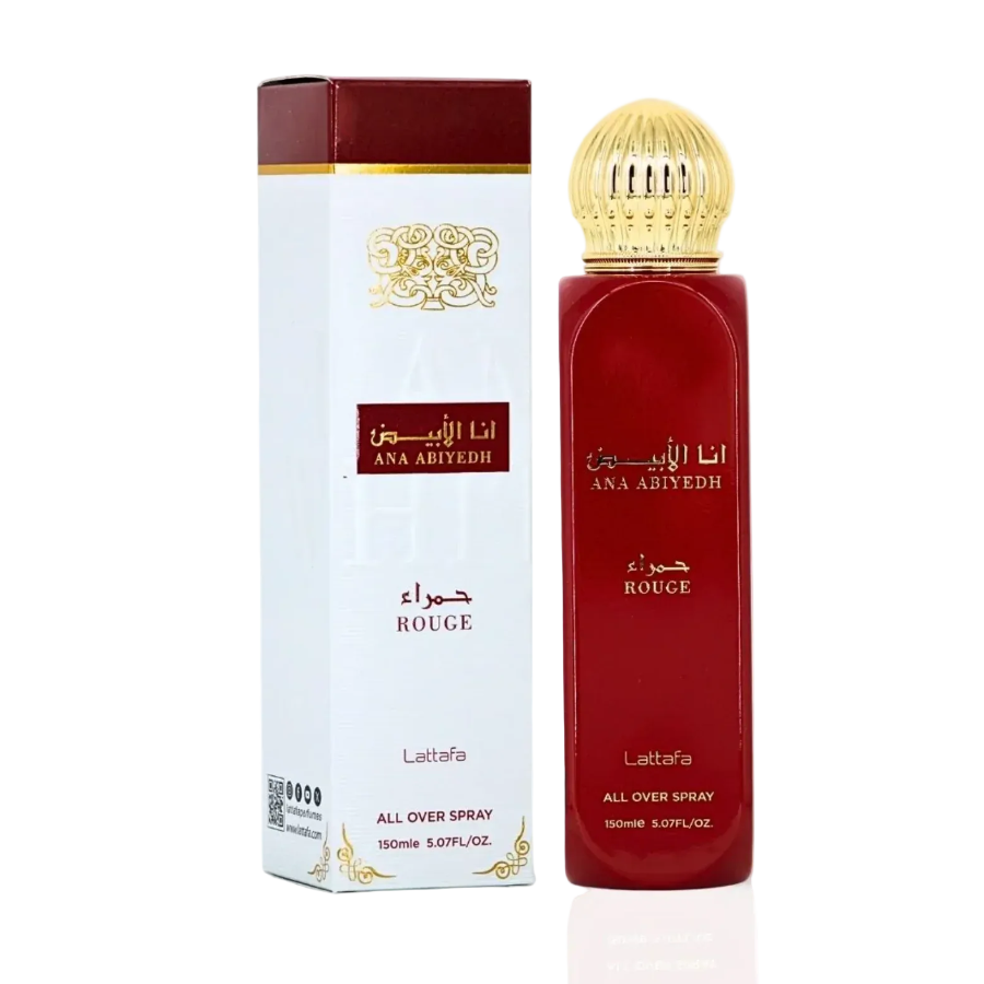 Ana Abiyedh Rouge Lattafa All Over Perfume Spray 150Ml Unisex