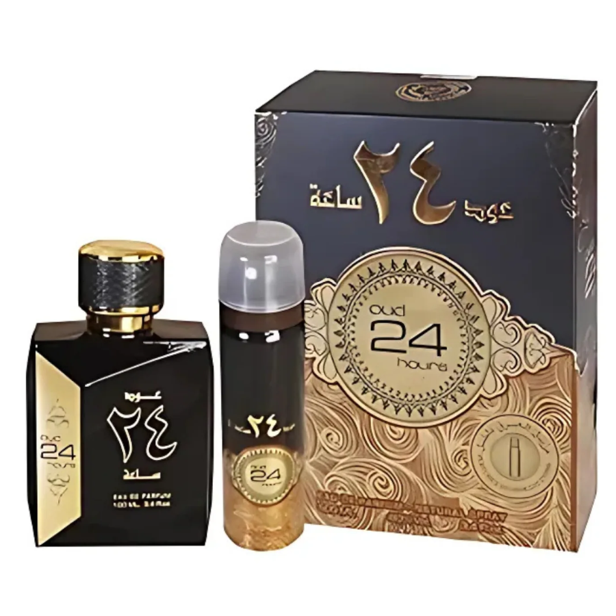 Ard Al Zaafaran Estuche Oud 24 Hours edp 100ml + 50ml Body Spray  Unisex