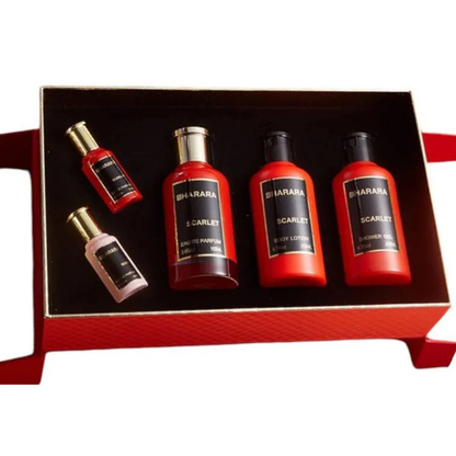 Bharara Estuche Scarlet 100ml+200ml B/L+200ml S/G+10ml Unisex - Bharara - Default Title - Perfumisimo