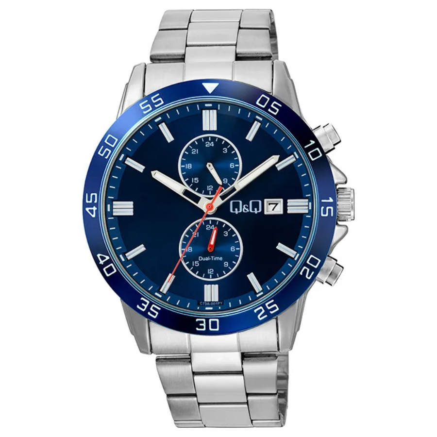 Reloj Q&Q Analogo C73A-001PY Hombre - Reloj Reloj Q&Q original | Compra en Relojchile Chile | Reloj Q&Q Chile | Reloj Reloj Chile - Reloj hombre chile - Reloj mujer chile - Reloj santiago - Reloj original chile - reloj elegante hombre - reloj casual mujer - reloj resistente al agua - reloj acero inoxidable - reloj deportivo hombre - tienda de relojes online chile