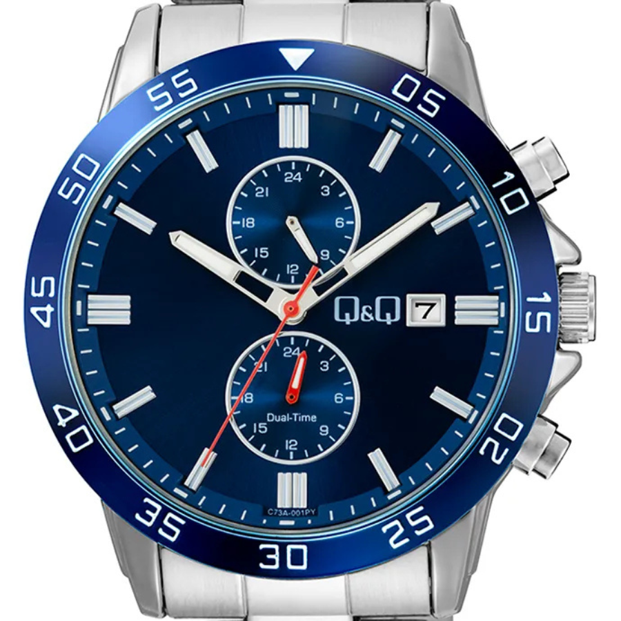 Reloj Q&Q Analogo C73A-001PY Hombre - Reloj Reloj Q&Q original | Compra en Relojchile Chile | Reloj Q&Q Chile | Reloj Reloj Chile - Reloj hombre chile - Reloj mujer chile - Reloj santiago - Reloj original chile - reloj elegante hombre - reloj casual mujer - reloj resistente al agua - reloj acero inoxidable - reloj deportivo hombre - tienda de relojes online chile