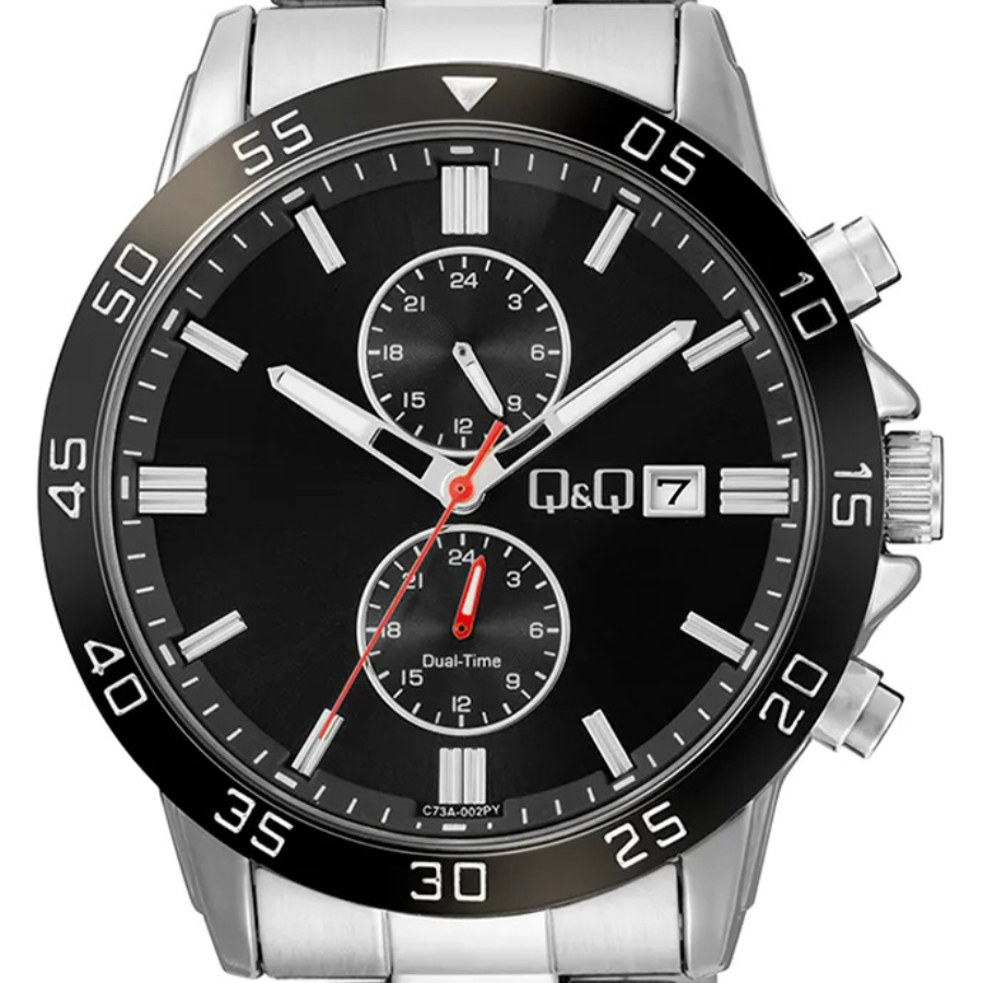 Reloj Q&Q Analogo C73A-002PY Hombre - Reloj Reloj Q&Q original | Compra en Relojchile Chile | Reloj Q&Q Chile | Reloj Reloj Chile - Reloj hombre chile - Reloj mujer chile - Reloj santiago - Reloj original chile - reloj elegante hombre - reloj casual mujer - reloj resistente al agua - reloj acero inoxidable - reloj deportivo hombre - tienda de relojes online chile