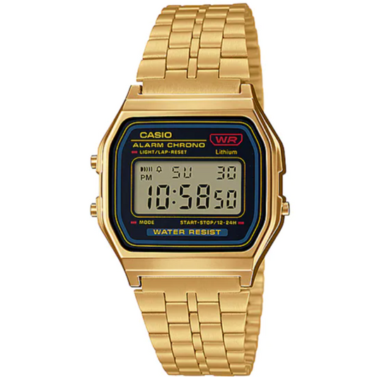 Reloj Casio Vintage A-159WGEA-1 Unisex - Digital - Reloj Reloj Casio original | Compra en Relojchile Chile | Reloj Casio Chile | Reloj Reloj Chile - Reloj hombre chile - Reloj mujer chile - Reloj santiago - Reloj original chile - reloj elegante hombre - reloj casual mujer - reloj resistente al agua - reloj acero inoxidable - reloj deportivo hombre - tienda de relojes online chile