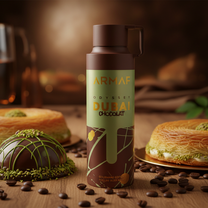 Desodorante Armaf Odyssey Dubai Chocolate 200ML unisex.