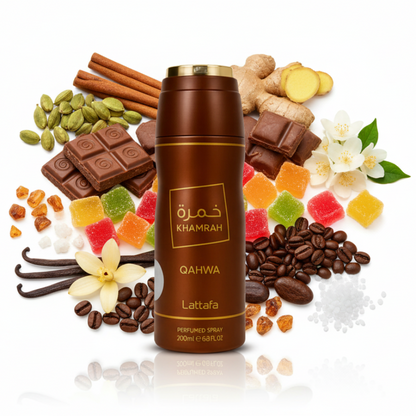 Desodorante Khamrah Qahwa Lattafa 200ML Unisex