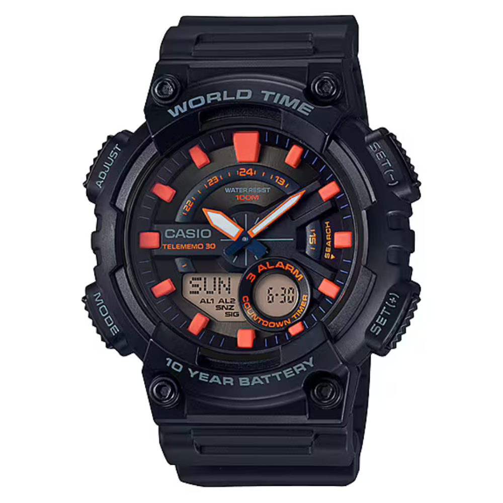 Reloj Casio AEQ-110W-1A2V Hombre - Análogo Digital - Reloj Reloj Casio original | Compra en Relojchile Chile | Reloj Casio Chile | Reloj Reloj Chile - Reloj hombre chile - Reloj mujer chile - Reloj santiago - Reloj original chile - reloj elegante hombre - reloj casual mujer - reloj resistente al agua - reloj acero inoxidable - reloj deportivo hombre - tienda de relojes online chile