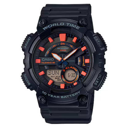 Reloj Casio AEQ-110W-1A2V Hombre - Análogo Digital - Reloj Reloj Casio original | Compra en Relojchile Chile | Reloj Casio Chile | Reloj Reloj Chile - Reloj hombre chile - Reloj mujer chile - Reloj santiago - Reloj original chile - reloj elegante hombre - reloj casual mujer - reloj resistente al agua - reloj acero inoxidable - reloj deportivo hombre - tienda de relojes online chile