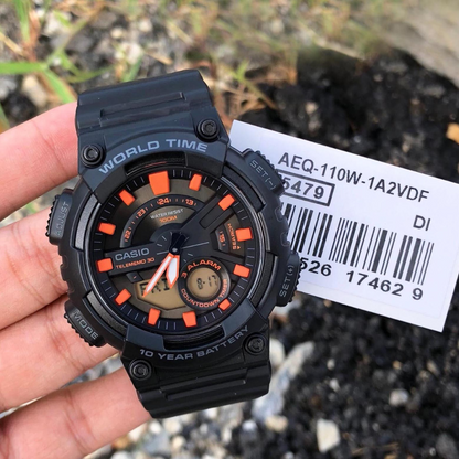 Reloj Casio AEQ-110W-1A2V Hombre - Análogo Digital - Reloj Reloj Casio original | Compra en Relojchile Chile | Reloj Casio Chile | Reloj Reloj Chile - Reloj hombre chile - Reloj mujer chile - Reloj santiago - Reloj original chile - reloj elegante hombre - reloj casual mujer - reloj resistente al agua - reloj acero inoxidable - reloj deportivo hombre - tienda de relojes online chile