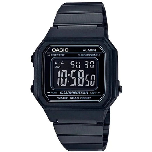 Reloj Casio B-650WB-1B Unisex - Digital - Reloj Reloj Casio original | Compra en Relojchile Chile | Reloj Casio Chile | Reloj Reloj Chile - Reloj hombre chile - Reloj mujer chile - Reloj santiago - Reloj original chile - reloj elegante hombre - reloj casual mujer - reloj resistente al agua - reloj acero inoxidable - reloj deportivo hombre - tienda de relojes online chile