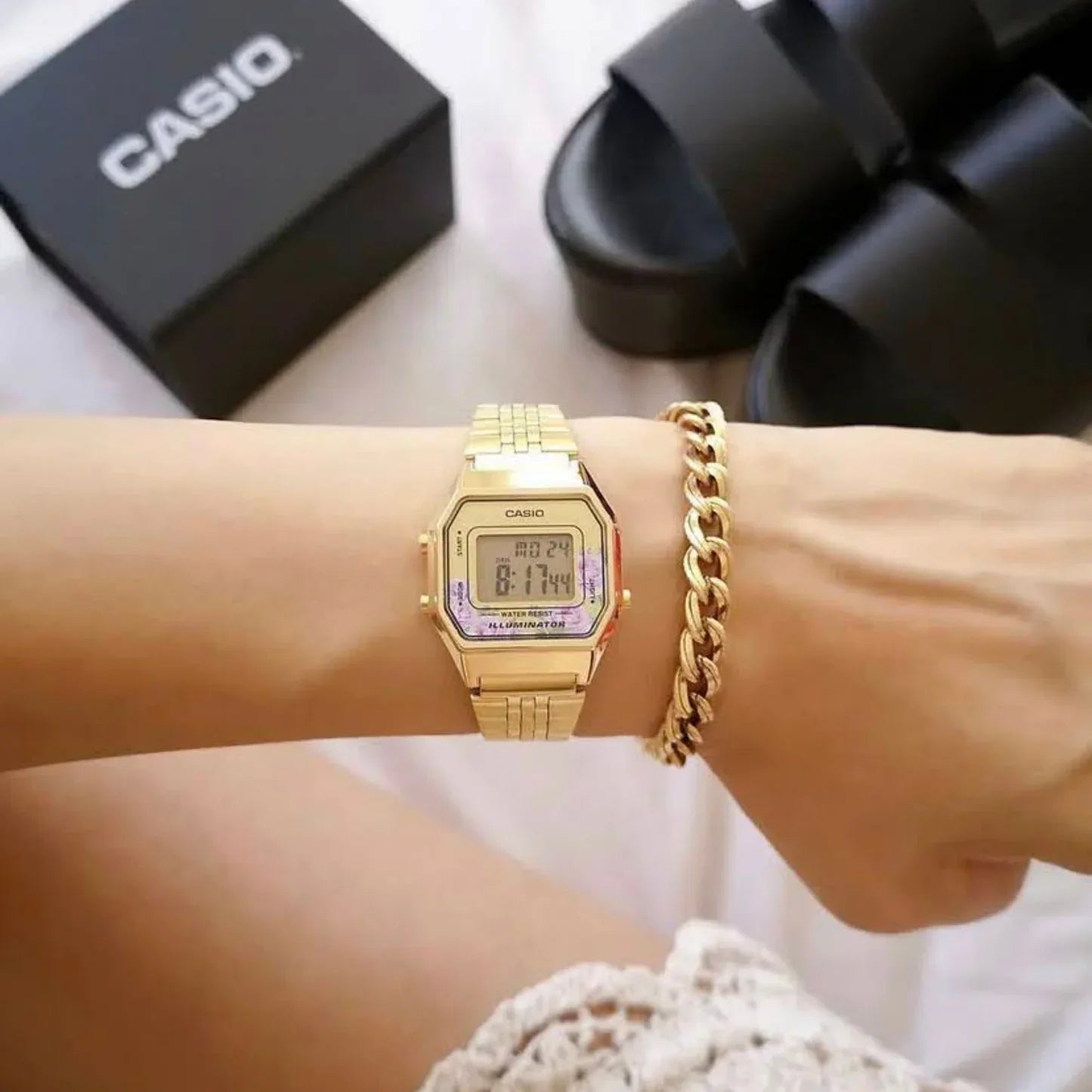 Reloj Casio LA-680WGA-4C Mujer - Digital - Relojchile - Default Title - Casio - Reloj