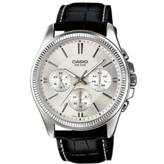 Reloj Casio MTP-1375L-7AV Hombre - Análogo - Reloj Reloj Casio original | Compra en Relojchile Chile | Reloj Casio Chile | Reloj Reloj Chile - Reloj hombre chile - Reloj mujer chile - Reloj santiago - Reloj original chile - reloj elegante hombre - reloj casual mujer - reloj resistente al agua - reloj acero inoxidable - reloj deportivo hombre - tienda de relojes online chile