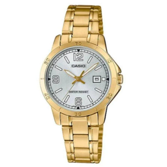 Reloj Casio LTP-V004G-7B2 Mujer - Análogo - Reloj Reloj Casio original | Compra en Relojchile Chile | Reloj Casio Chile | Reloj Reloj Chile - Reloj hombre chile - Reloj mujer chile - Reloj santiago - Reloj original chile - reloj elegante hombre - reloj casual mujer - reloj resistente al agua - reloj acero inoxidable - reloj deportivo hombre - tienda de relojes online chile