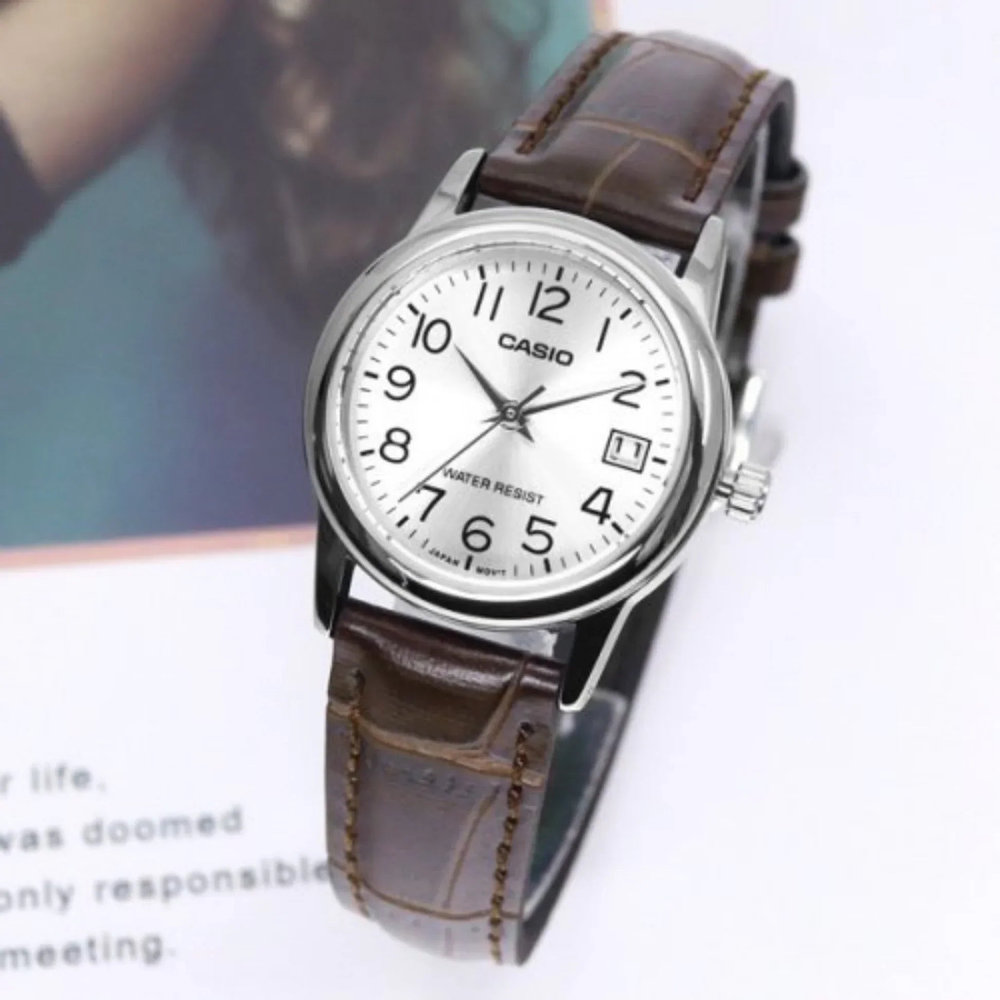 Reloj Casio LTP-V002L-7B2 Mujer - Análogo - Reloj Reloj Casio original | Compra en Relojchile Chile | Reloj Casio Chile | Reloj Reloj Chile - Reloj hombre chile - Reloj mujer chile - Reloj santiago - Reloj original chile - reloj elegante hombre - reloj casual mujer - reloj resistente al agua - reloj acero inoxidable - reloj deportivo hombre - tienda de relojes online chile