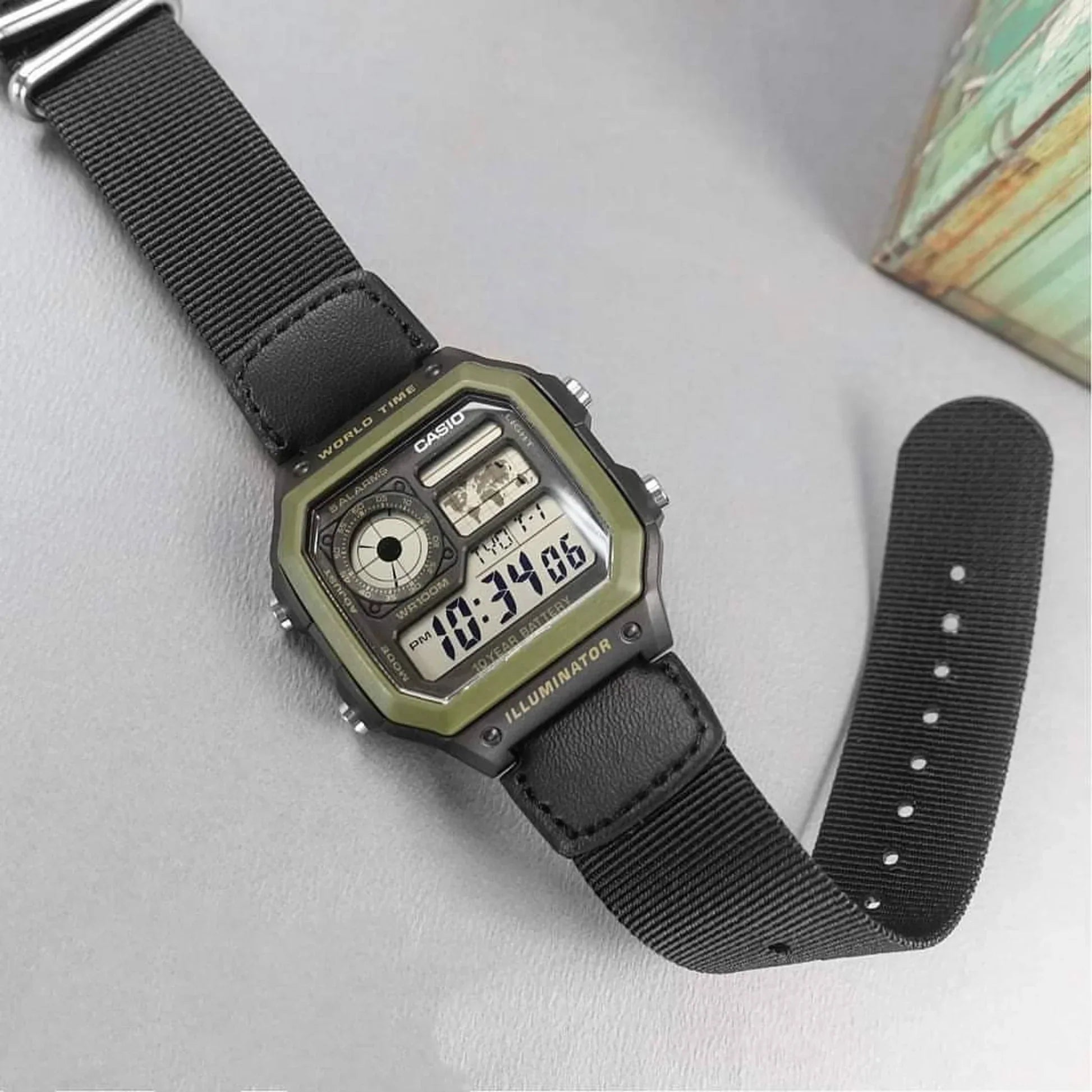 Reloj Casio AE-1200WHB-1BV Hombre- Digital - Relojchile - Default Title - Casio - Reloj