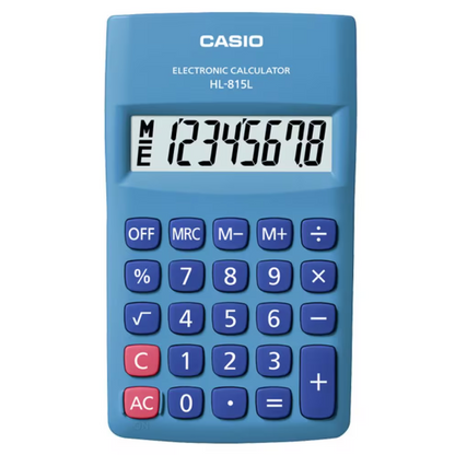 Calculadora Casio HL-815L-BU - Relojchile - Default Title - Casio - Calculadora