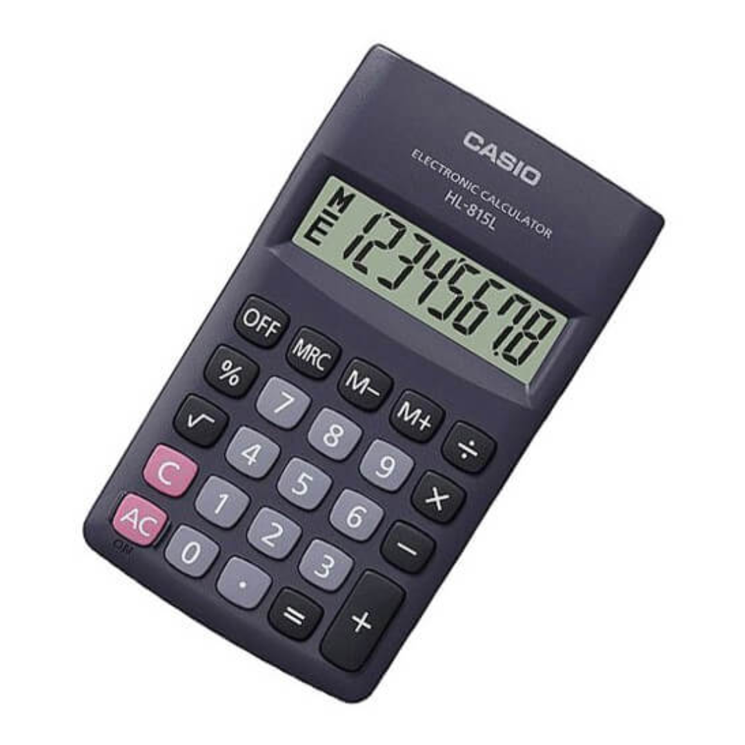 Calculadora Casio HL-815L-BK - Relojchile - Default Title - Casio - Calculadora