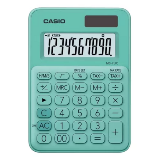 Calculadora Casio MS-7UC-GN - Relojchile - Default Title - Casio - Calculadora