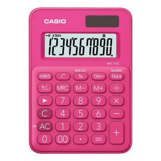 Calculadora Casio MS-7UC-RD - Relojchile - Default Title - Casio - Calculadora
